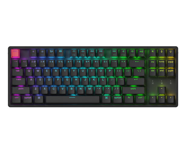 Keychron K8X J3 Super Brown Switch HotSwap ALU RGB 80% - 1310439 - zdjęcie